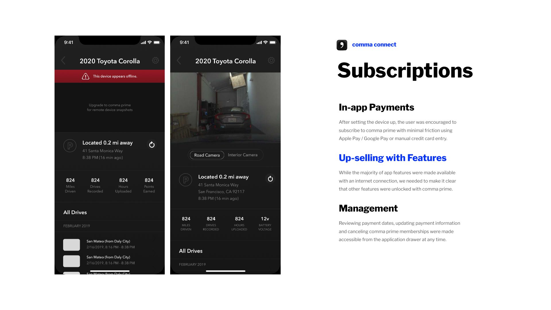 Slide 19: Subscriptions — Up-selling with features