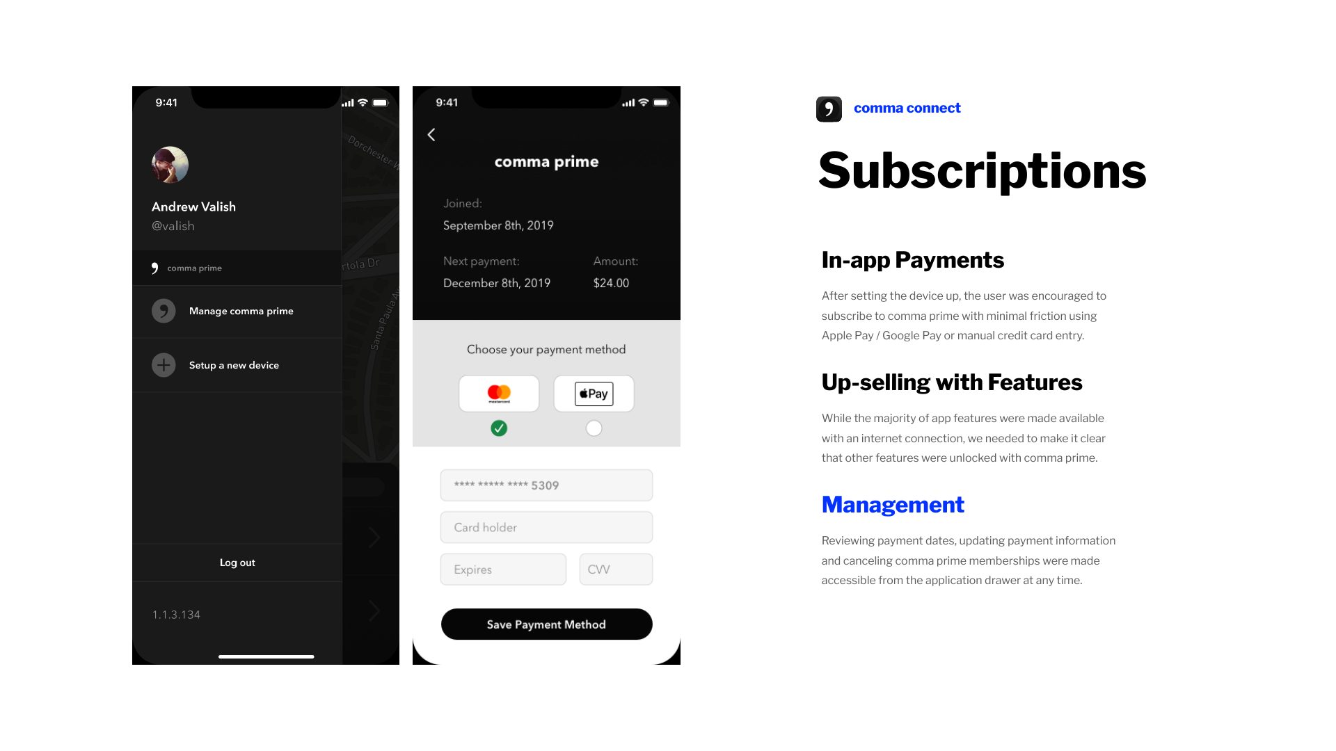 Slide 20: Subscriptions — Management