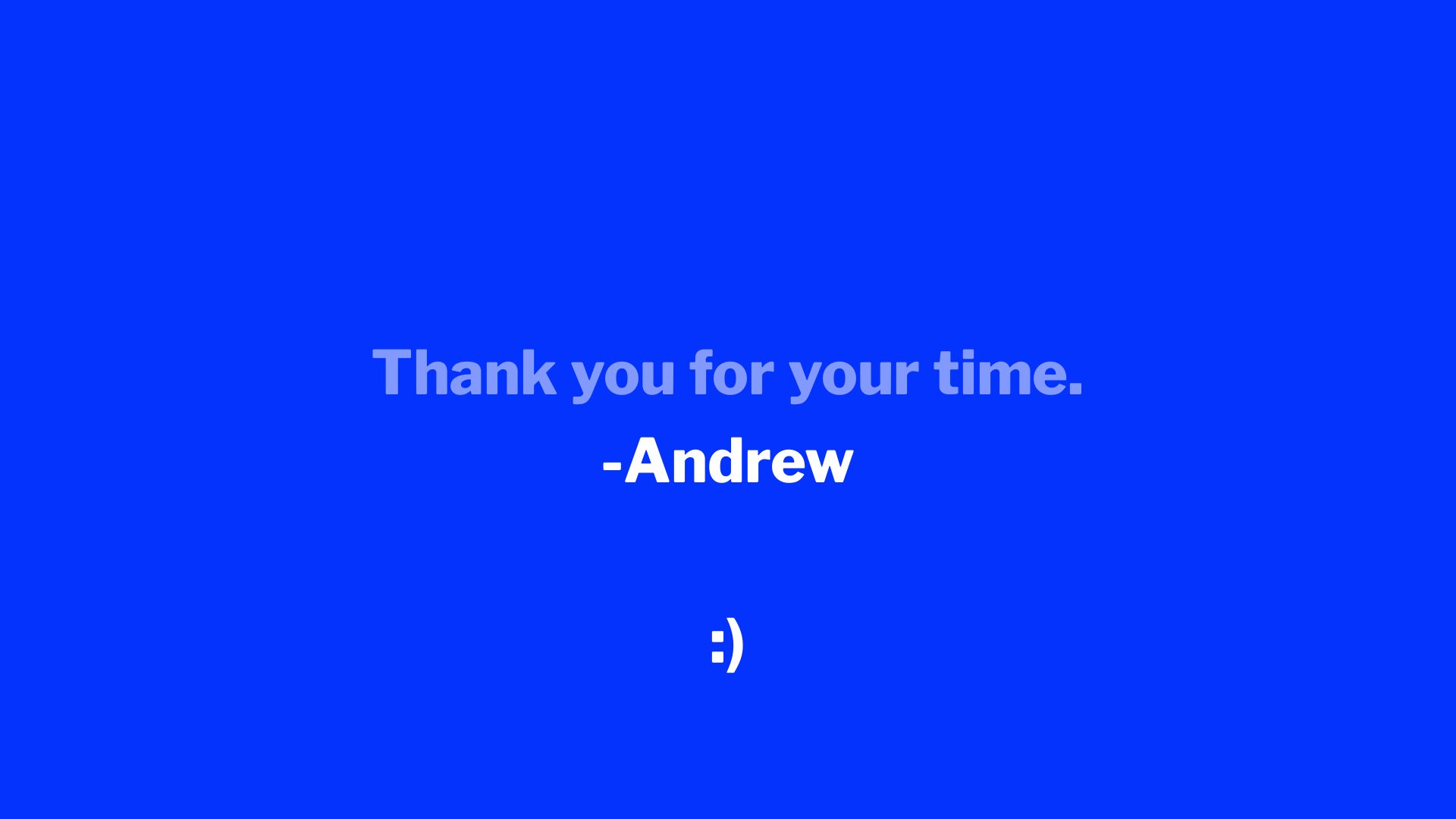Slide 22: Thank you